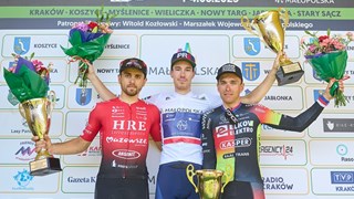 Márton Dina zvládl v poslední etapě bezkonkurenčně náročný cílový výjezd a stal se celkovým vítězem Tour of Malopolska