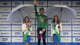 Matúš Štoček po první etapě Tour d´Eure-et-Loir oblékl dres nejlepšího vrchaře
