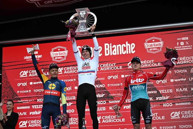 Strade Bianche má jediného favorita. Pogačar míří za triumfem